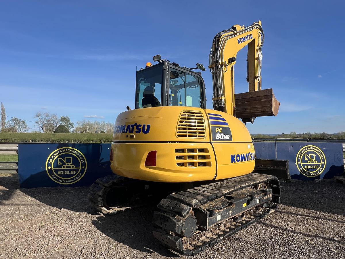 Digger Bidder - 2023 Komatsu PC80MR excavator